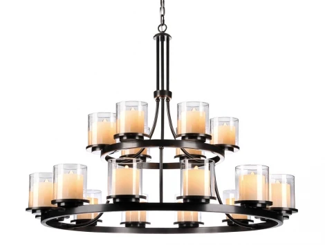 Подвесная большая люстра Newport 35000 35012+6/С (220V, на цепи)