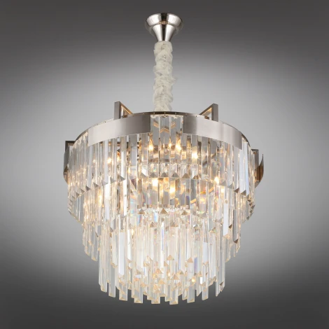 Подвесная люстра каскадная Aployt Mariz APL.813.03.09 (220V, хрусталь, на цепи)