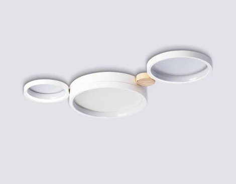 Настенно-потолочный светодиодный светильник с пультом Ambrella Comfort FL4812 (регулировка яркости, 220V, кольцо)
