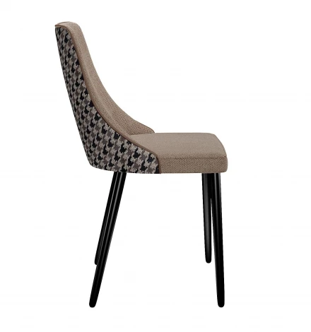 Стул DikLine 286 SB4/A2 бежевый, ножки черные арт.00-00080552