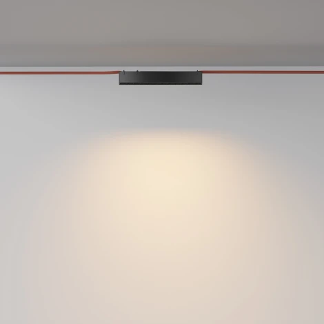 Трековый светильник ременной Downlight Maytoni Points Parity TR128B-12W3K-M-B 3000K 12Вт черный (48V)