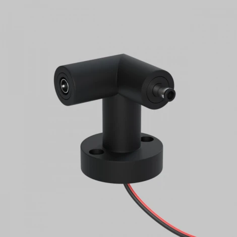 L - соединитель (R) настенно-потолочный монтаж 24В с проводом Imex Thin & Smart IL.0060.4006-W-BK