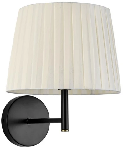 Бра Lumion Tune 8302/1W бронза/черный/бежевый, металл/текстиль E27 1*60W 220V