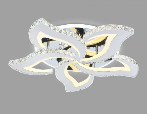 Потолочная люстра с пультом, на штанге, светодиодная Ambrella ACRYLICA FA1723