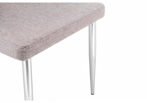 Обеденный стул на металлокаркасе Woodville Benza beige fabric 11196