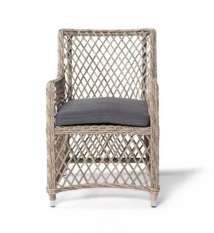 Плетеное кресло из искусственного ротанга, цвет соломенный 4SIS Латте YH-C1619W-2