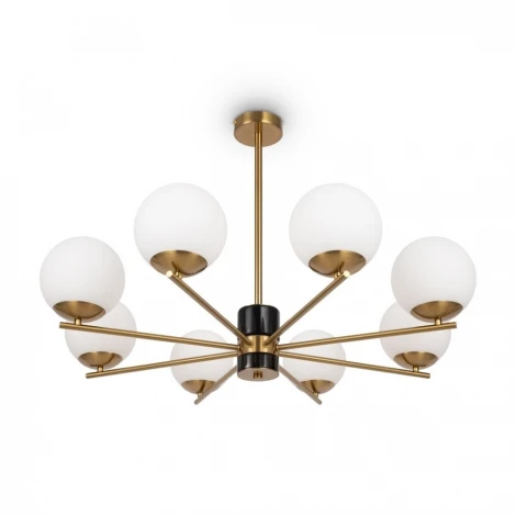 Потолочная люстра на штанге Freya Marble FR5230PL-08BS (шарики)