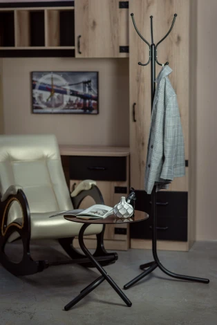 Стол журнальный Дуэт 5 черный/ тонированное от фабрики Mebelik