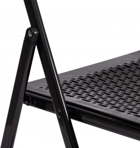 Стул складной FOLDER (mod. 3016) / 1 шт. в упаковке (Металл,Пластик /Черный)