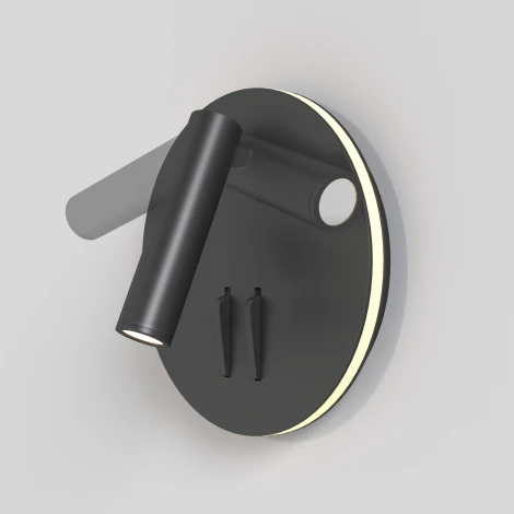 Настенный светильник (бра) Ios 176 3000К 9Вт IP 20 LED Maytoni Technical C176-WL-01-6W-B (220V)