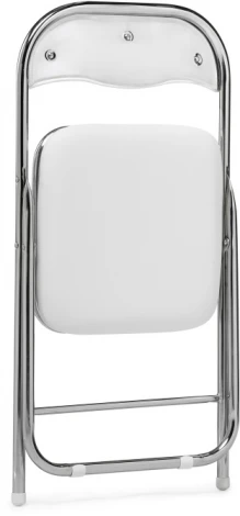 Стул Woodville на металлокаркасе Fold 1 складной white / chrome 15480