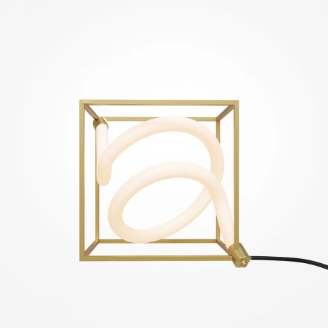 Настольная лампа Maytoni Membrane MOD345TL-L11BS3K (LED, 220V, выключатель, куб)