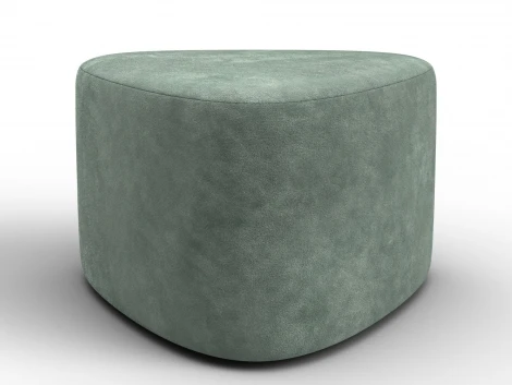 Пуф 004 (ДСП,Фанера/Пластик/Велюр/Зеленый) Лига Диванов 132502