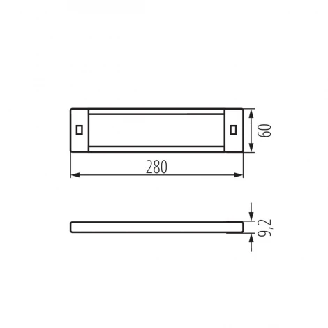 Мебельная светодиодная подсветка с датчиком движения DAXA-M-IR 5W CCTDIM W Kanlux Daxa 38122