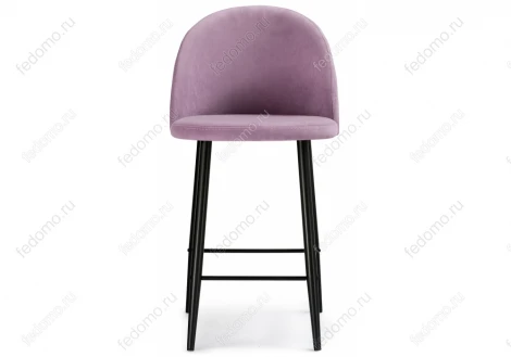 Барный стул Woodville Амизуре лавандовый / черный матовый 448660