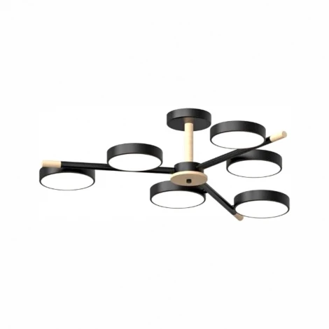 Потолочная люстра светодиодная на штанге LED4U LED4U L3208-800 BK