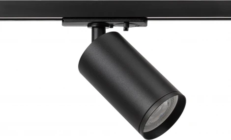 Трековый светильник однофазный TR39-GU10 BK под лампу MR16 черный Б0053310 ЭРА (220V, круглые)