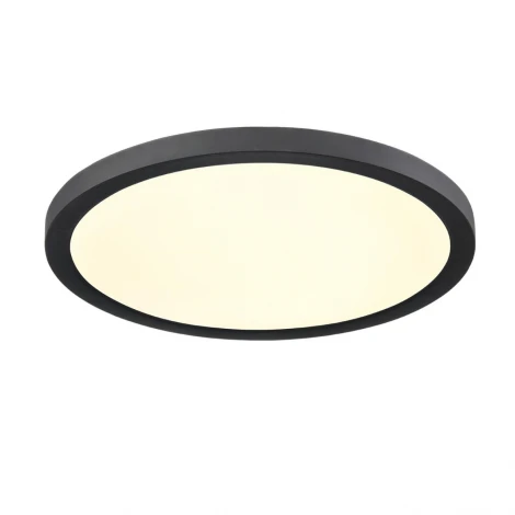 Потолочный светильник Sonex Nebula Black 7788/24L пластик/белый/черный LED 24Вт 3000/4000/6500К CCT/датчик движения