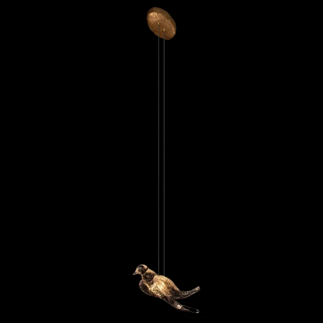 Подвесной светильник Loft It Voa 10378P (LED, 220V, на тросе, птички)