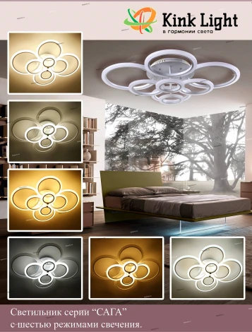 Потолочная люстра Kink Light Сага New 07821