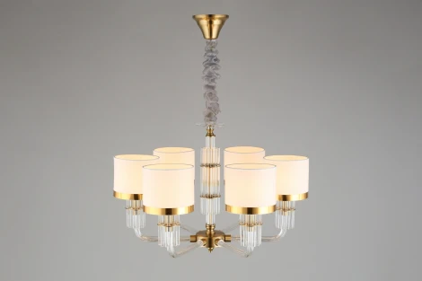 Подвесная люстра Elza APL.767.03.06 (220V, хрусталь, на цепи)