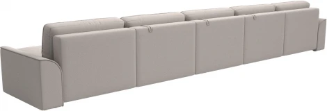 Диван п-образный Лига-048 НПБ МегаЛонг Лига Диванов (Замша) арт.128338