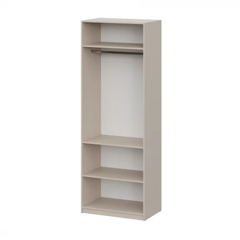 Шкаф распашной с наполнением Арника (3 полки + штанга) ШК 5 (800), Графит