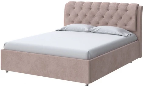 PROxSON Кровать Chester (Ткань: Велюр Teddy Шоколадный бисквит) 160x200