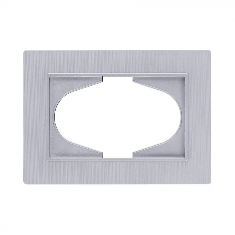 Рамка для двойной розетки серый Kollinger Eleganz Plex EP120GY