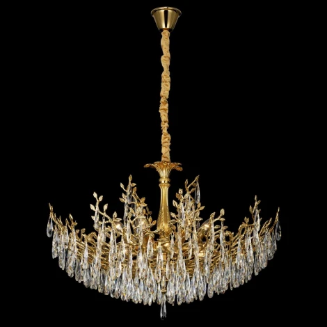 Подвесная люстра Citilux Ritz CL310122 (220V, подвески, на цепи, листья, ветки)