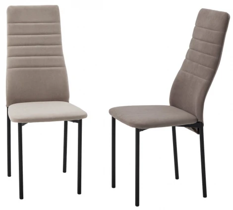 Стул МОНАКО цвет Marseille-13 Латте, велюр / черный каркас M-City 64600