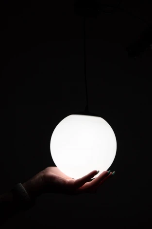 Подвесной светодиодный светильник SharMon Fiberli Shar 12110501 (220V, на проводе, шар)