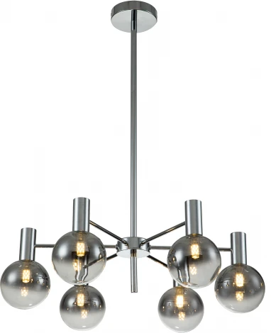 Люстра потолочная на штанге Collana V000224 (13015/6R Chrome) (220V, шар)