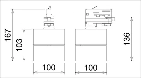 Трековый светильник Deko-Light Uni 707044 (LED, 220V, круглые)