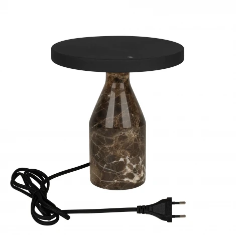 Настольная лампа SP-CROOD-TAB-R22.5x24-7W Warm3200-MIX (CF-BK, 140 deg, 230V) (Arlight, IP20, Мрамор) 061771