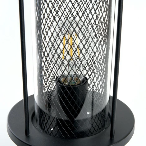Уличный наземный светильник Feron Бордо 48391 PL726 60W E27 черный (220V, IP44)
