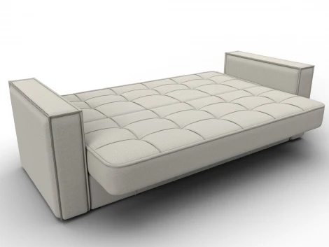 Диван-книжка Лига-068 (ДВП,Дерево/Пластик/Рогожка/Бежевый) Лига Диванов 129830