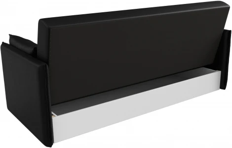 Диван-книжка Лига-018 (Черный/Экокожа) Лига Диванов арт.117889