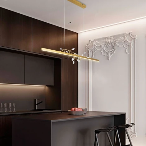 Подвесной светильник светодиодный хрустальный с регулировкой цветовой температуры LED4U LED4U L3103-1200