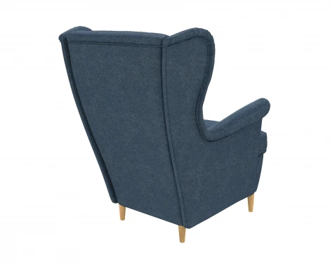 Кресло тканевое синее D1 Бенон AAA41389005 Sawana 80