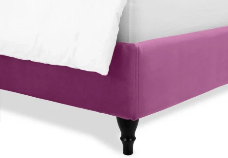 Кровать Queen II Agata L ОГОГО (арт.574723), (Ткань/Розовый)