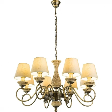 Подвесная люстра Arte Lamp Ivory A9070LM-8AB