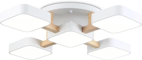 Потолочная люстра светодиодная на штанге с регулировкой цветовой температуры Ambrella COMFORT FL4881 (220V)