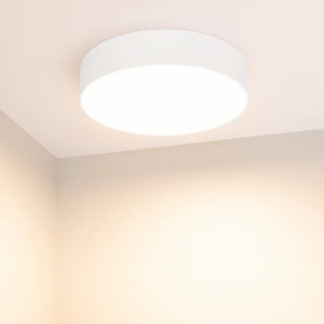 Потолочный светильник LED круглый SP-RONDO-R250-30W Warm3000 (WH, 120 deg, 230V) (Arlight, IP40 Металл) 022233(2)