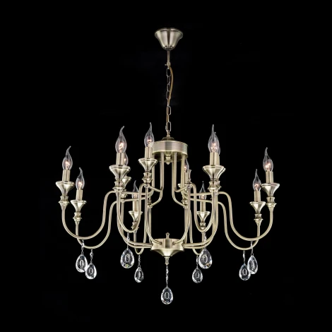 Подвесная люстра Citilux Рига CL437223 (220V, на цепи, подсвечник, свеча)