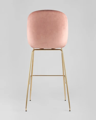 Стул барный Stool Group Beetle со спинкой пудровый УТ000001769