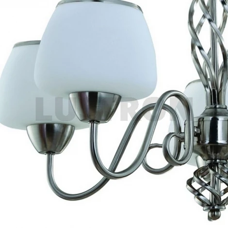Подвесная люстра IDLamp 828 828/5-Whitechrome