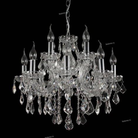 Crystal Lux Ines SP8+4 CHROME/TRANSPARENT