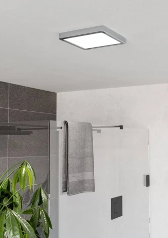 Настенно-потолочный светильник с регулировкой цветовой температуры Eglo Fueva 6 901766 10,5W(LED) 2700K, 4000K, 6500K, сталь, хром, белый