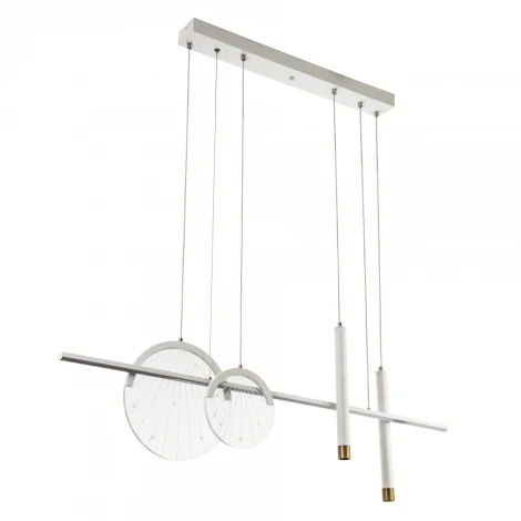 Подвесной светильник светодиодный с пультом с регулировкой цветовой температуры и яркости LED4U LED4U L7506-1000 WH